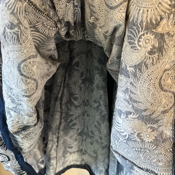 Vintage style flare small side embroidered high waisted skirt… - Picture 8 of 8